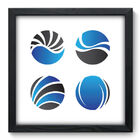 Quadro Decorativo - Esferas - 33cm X 33cm - 190qnabp