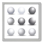 Quadro Decorativo - Esferas - 50cm X 50cm - 154qnacb