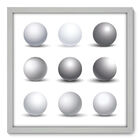 Quadro Decorativo - Esferas - 50cm X 50cm - 154qnacb