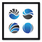 Quadro Decorativo - Esferas - 50cm X 50cm - 190qnacp