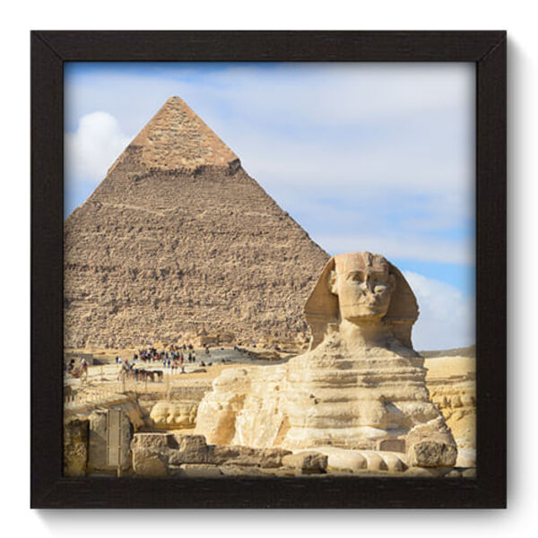 Quadro Decorativo - Esfinge - 22cm X 22cm - 026qnmap