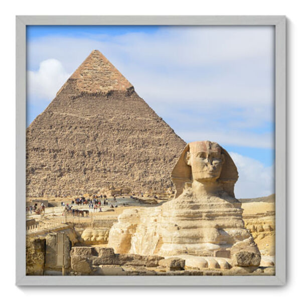 Quadro Decorativo - Esfinge - 70cm X 70cm - 026qnmdb