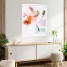 Quadro Decorativo Esmalteria Esmaltes Pingos  - 70x50cm Moldu