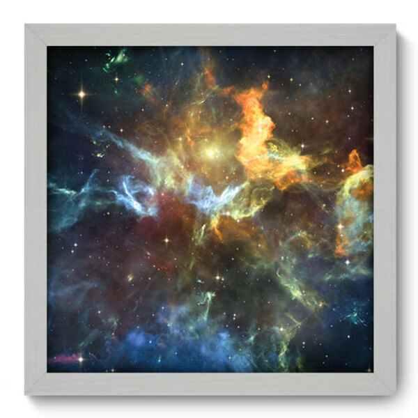 Quadro Decorativo - Espaço - 33cm X 33cm - 269qddb