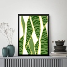 Quadro Decorativo Espada De São Jorge 45x34cm - Com Vidro Mol