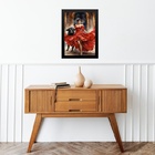 Quadro Decorativo Espanhã - Mulher E Touro 45x34cm Moldura Br