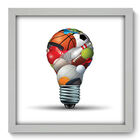 Quadro Decorativo - Esportes - 33cm X 33cm - 038qdeb