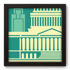 Quadro Decorativo - Estados Unidos - 22cm X 22cm - 108qdmp