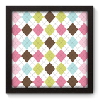 Quadro Decorativo - Estampa - 22cm X 22cm - 100qdbp