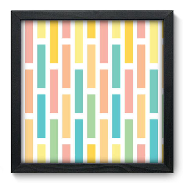 Quadro Decorativo - Estampa - 33cm X 33cm - 123qdbp