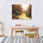 Quadro Decorativo Estrada Na Floresta