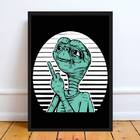 Quadro Decorativo Et Mostrando O Dedo 45x34cm A3 (45 X 34)