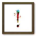 Quadro Decorativo - Exclamação - 33cm X 33cm - 365qddm