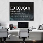 Quadro Decorativo Execução Significado