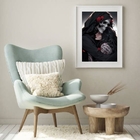 Quadro Decorativo Exu Caveira E Pombagira - 60x48cm Moldura:m