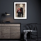 Quadro Decorativo Exu E Pombagira Cemitério - 60x48cm Moldura