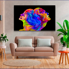 Quadro Decorativo Faces Color