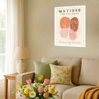 Quadro Decorativo Faces Matisse Minimalista Terra  - 70x50cm