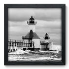 Quadro Decorativo - Farol - 33cm X 33cm - 090qdpp