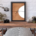 Quadro Decorativo Fé Abstrato 33x24cm - Com Vidro Moldura:mad