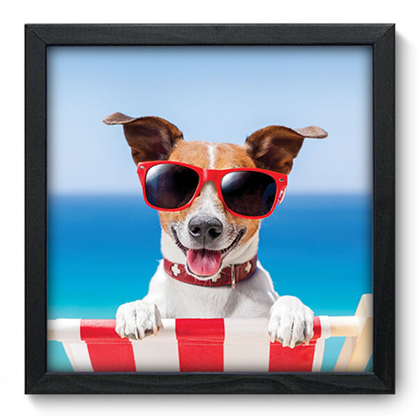 Quadro Decorativo - Férias - 33cm X 33cm - 085qdsp