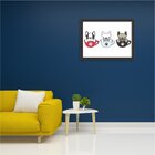 Quadro Decorativo Filhotes Fofos Nas Xícaras