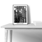 Quadro Decorativo Filme Errol Flynn - Vinil - Preta