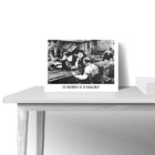 Quadro Decorativo Filme O Gordo E O Magro - Canvas - Preta