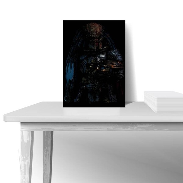 Quadro Decorativo Filme Predador - Canvas - Preta