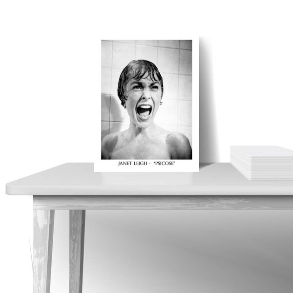 Quadro Decorativo Filme Psicose - Vinil - Branca