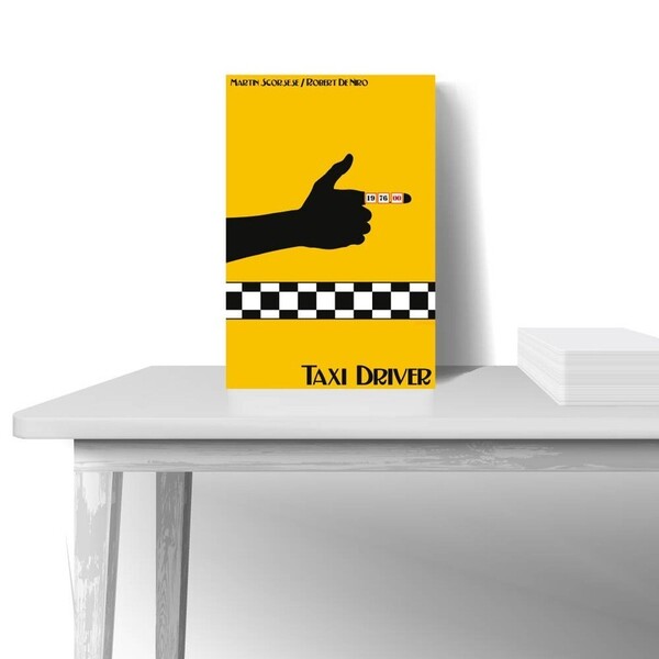 Quadro Decorativo Filme Taxi Driver - Canvas - Sem