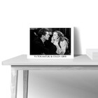 Quadro Decorativo Filme Victor Mature E Coleen Gray - Vinil -