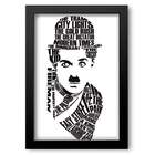 Quadro Decorativo Filmes Chaplin Palavras  20x30cm