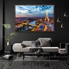Quadro Decorativo Fim De Tarde França Com Moldura E Sem Vidro