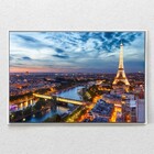 Quadro Decorativo Fim De Tarde França Moderno Com Moldura E S