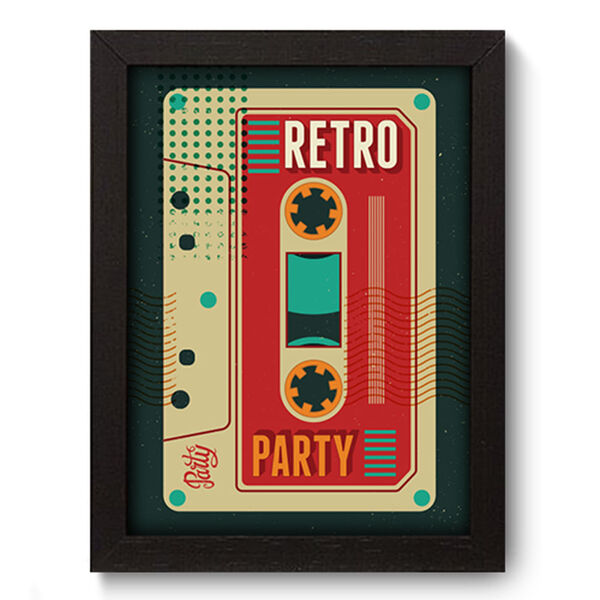 Quadro Decorativo - Fita - 19cm X 25cm - 181qdvp