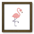 Quadro Decorativo - Flamingo - 22cm X 22cm - 142qdbm