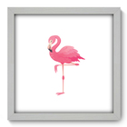 Quadro Decorativo - Flamingo - 33cm X 33cm - 034qnsbb
