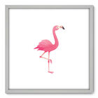 Quadro Decorativo - Flamingo - 70cm X 70cm - 032qnsdb