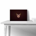 Quadro Decorativo Flash A3 42x30 - Canvas - Flutuante Preta (