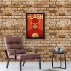 Quadro Decorativo Flash Vintage 45x34cm A3 (45 X 34)