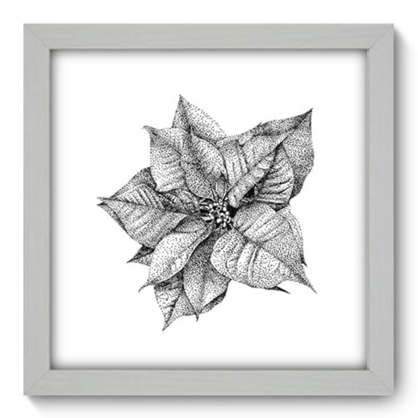 Quadro Decorativo - Flor - 22cm X 22cm - 019qnfab