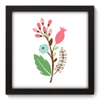 Quadro Decorativo - Flor - 22cm X 22cm - 031qdfp