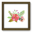 Quadro Decorativo - Flor - 22cm X 22cm - 058qdfm