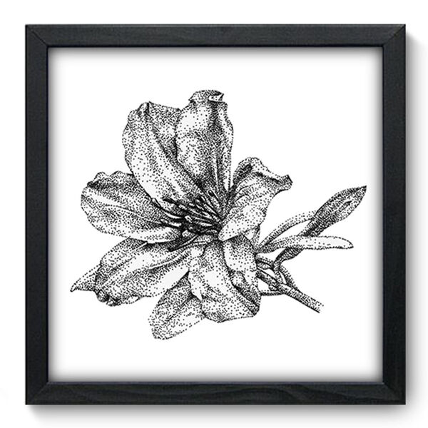 Quadro Decorativo - Flor - 33cm X 33cm - 104qdfp