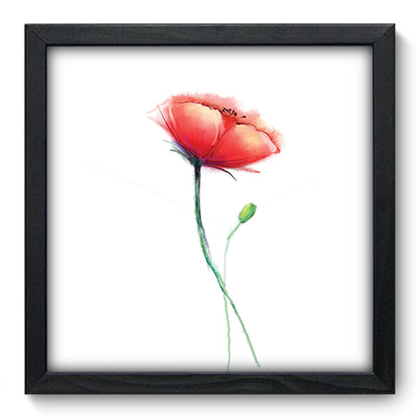 Quadro Decorativo - Flor - 33cm X 33cm - 108qdfp
