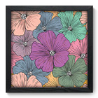 Quadro Decorativo - Flor - 33cm X 33cm - 129qdfp