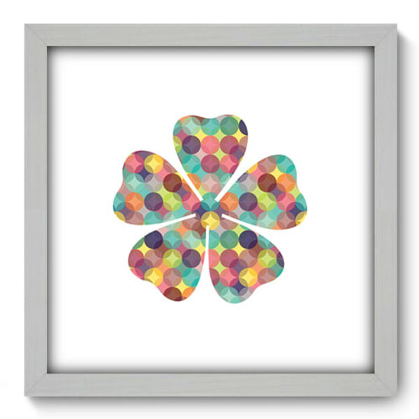 Quadro Decorativo - Flor - 33cm X 33cm - 148qdfb