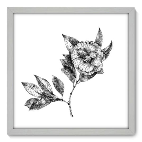 Quadro Decorativo - Flor - 50cm X 50cm - 017qnfcb