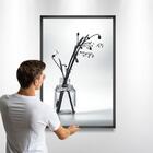 Quadro Decorativo Flor Abstrata 60x90x2,8 Pvc Luven Pre